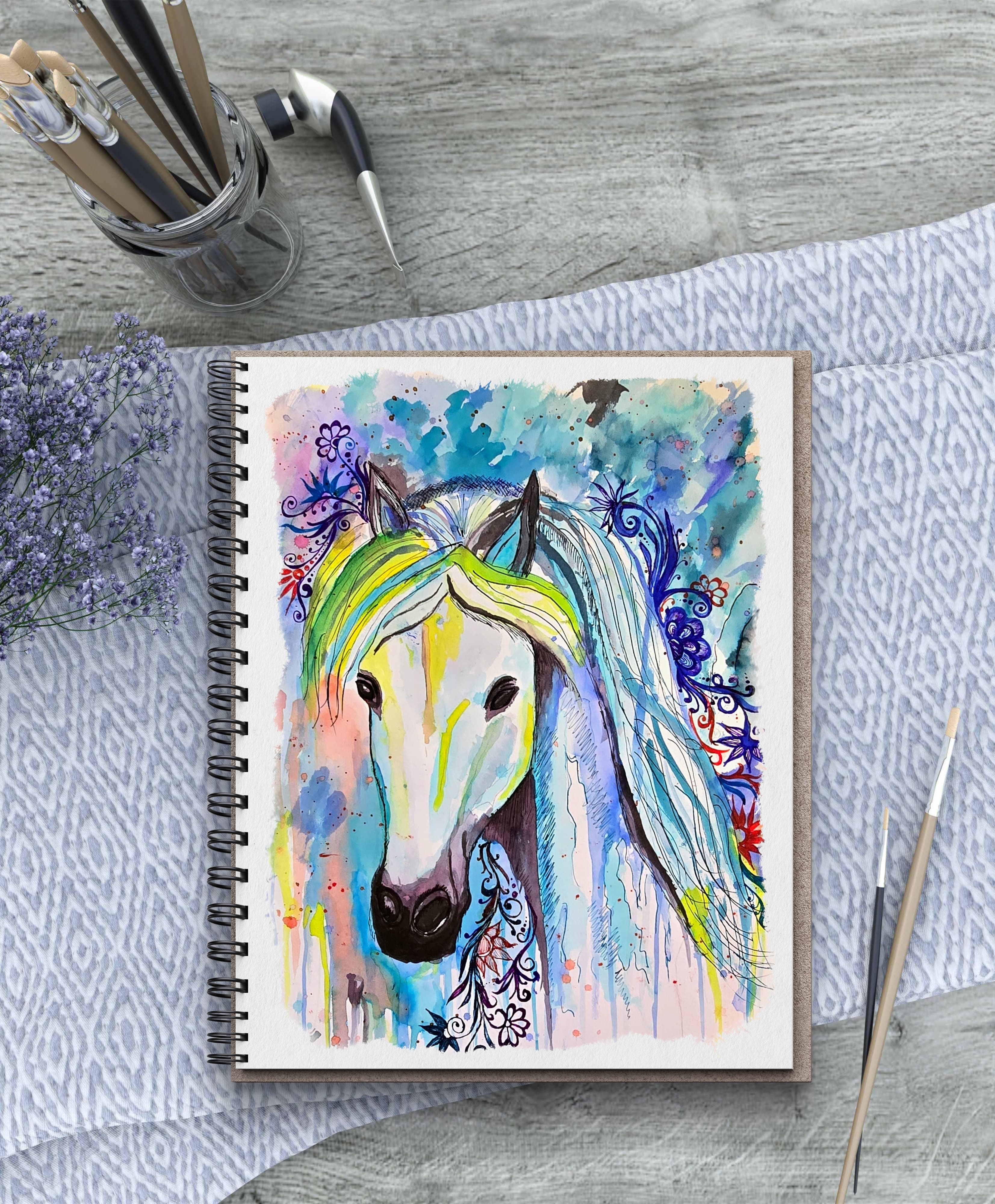 Ink & pen — horse